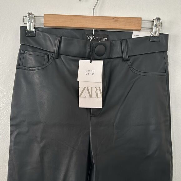 ZARA faux leather leggings NWT - Picture 3 of 10